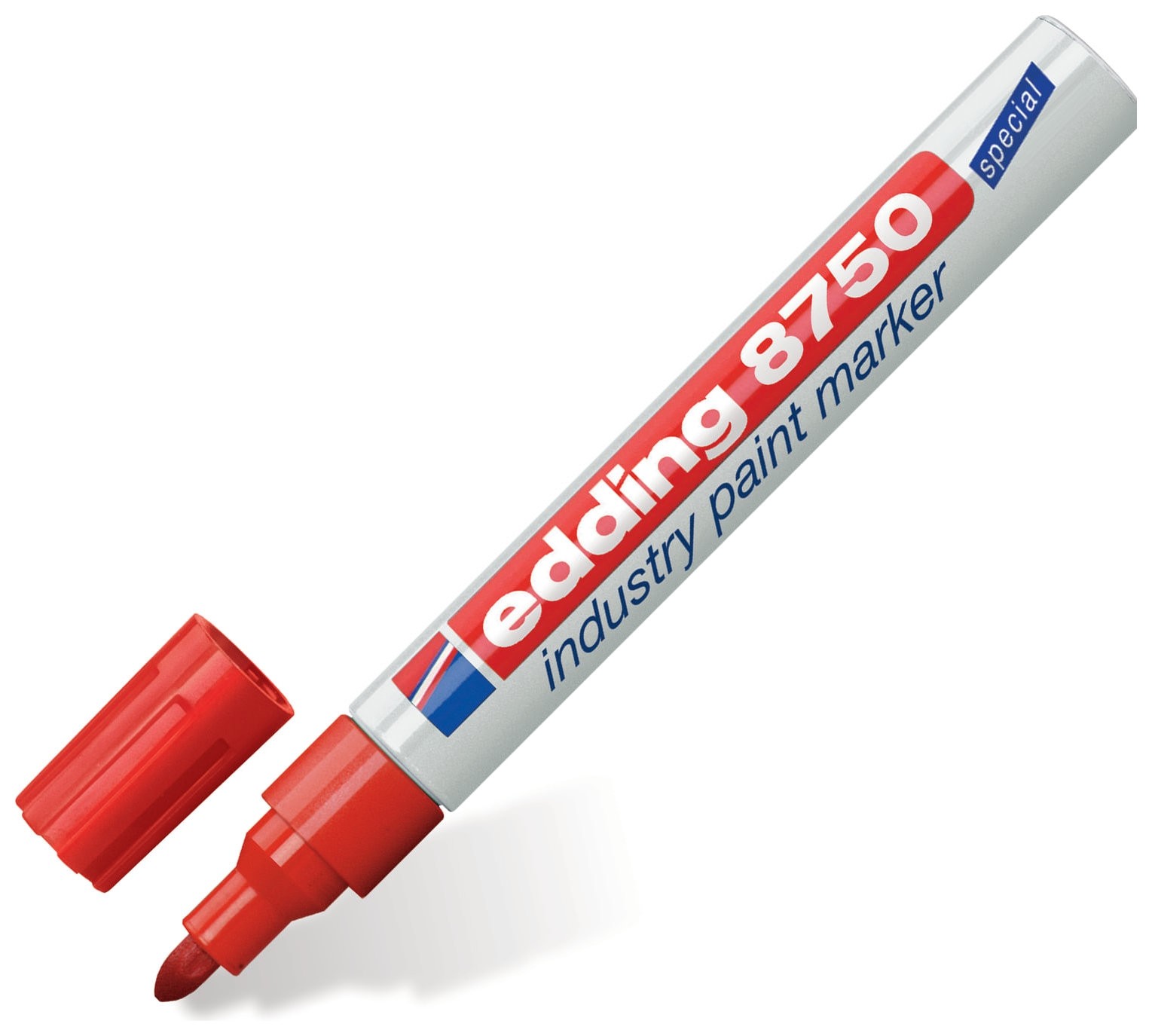 Маркер-краска лаковый (Paint Marker) Edding 8750, красный, 2-4 мм, круглый наконечник, алюминиевый корпус
Маркер-краска лаковый (Paint Marker) Edding 8750, красный, 2-4 мм, круглый наконечник, алюминиевый корпус