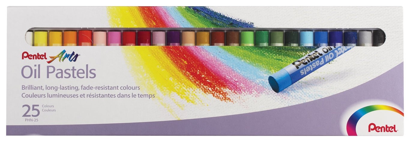 Пастель масляная художественная Pentel "Oil Pastels", 25 цветов, круглое сечение, картонная упаковка
Пастель масляная художественная Pentel "Oil Pastels", 25 цветов, круглое сечение, картонная упаковка