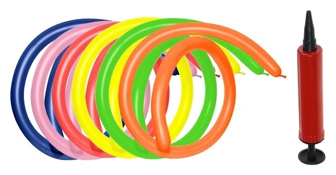 Шар для моделирования 160, набор 18 шт., насос + инструкция, Микс
Шар для моделирования 160, набор 18 шт., насос + инструкция, Микс