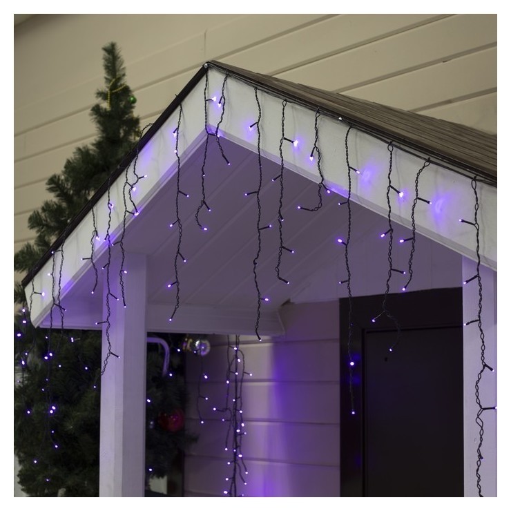 Гирлянда "Бахрома" 4 х 0.6 м, Ip44, тёмная нить, 180 Led, свечение фиолетовое, 8 режимов, 220 В
Гирлянда "Бахрома" 4 х 0.6 м, Ip44, тёмная нить, 180 Led, свечение фиолетовое, 8 режимов, 220 В