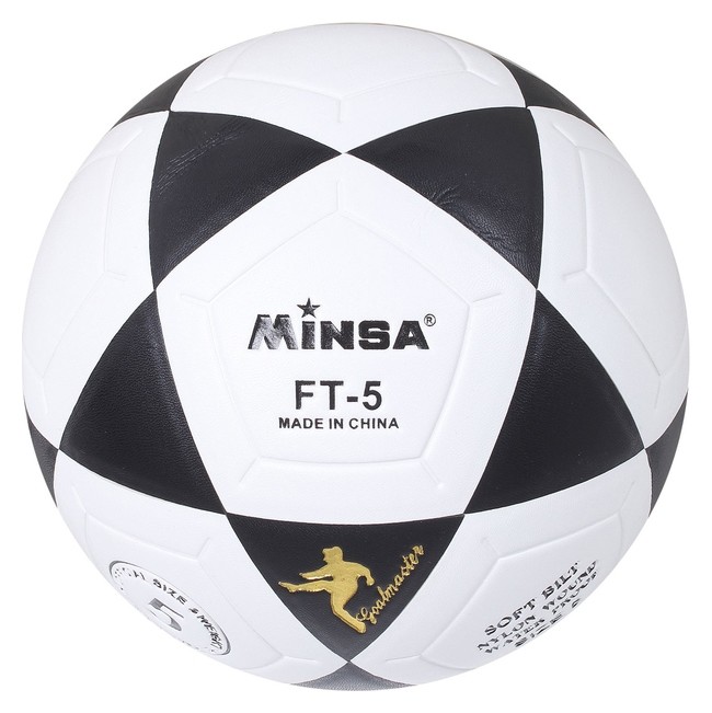 Мяч футбольный Minsa Ft-5, размер 5, 32 панели, Pvc, 4 подслоя, машинная сшивка, размер 5
Мяч футбольный Minsa Ft-5, размер 5, 32 панели, Pvc, 4 подслоя, машинная сшивка, размер 5