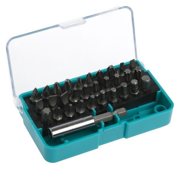 Отвертка Smartbuy, 31 предмет, биты SL, PH, PZ, Hex, Torx по 6 шт, удлин., Cr-v
Отвертка Smartbuy, 31 предмет, биты SL, PH, PZ, Hex, Torx по 6 шт, удлин., Cr-v