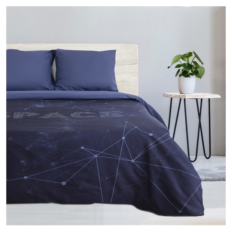 Постельное бельё этель «Space» 175×215 см, 200×217 см, 70×70 см-2 шт, поплин, 100 % хлопок, Цвет не указан
Постельное бельё этель «Space» 175×215 см, 200×217 см, 70×70 см-2 шт, поплин, 100 % хлопок, Цвет не указан