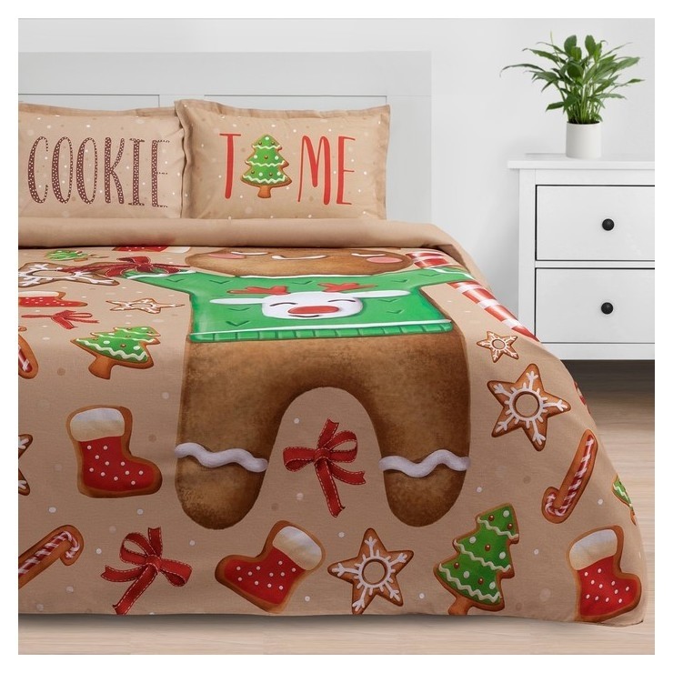 Комплект: пододеяльник и 2 наволочки Cookie Time 143х215 см/50х70 - 2 шт, Цвет не указан
Комплект: пододеяльник и 2 наволочки Cookie Time 143х215 см/50х70 - 2 шт, Цвет не указан
