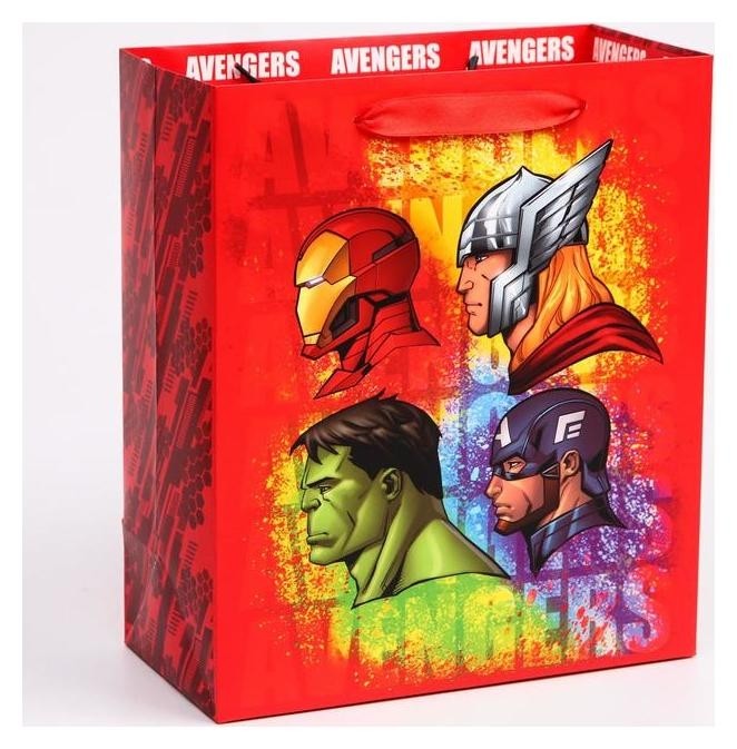 Пакет ламинат вертикальный Мстители Персонажи 23х27х11,5 см, Красный 
Пакет ламинат вертикальный Мстители Персонажи 23х27х11,5 см, Красный