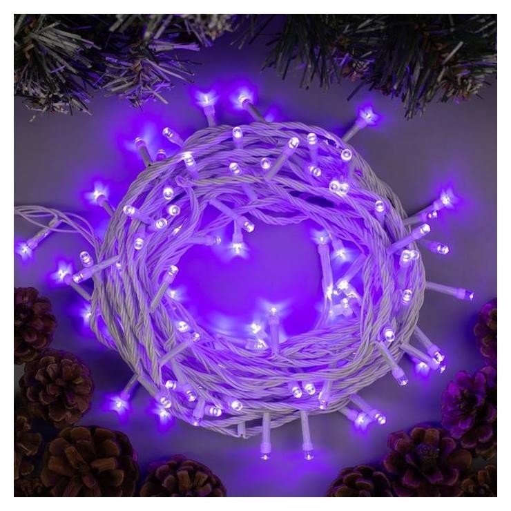 Гирлянда "Нить" 10 м, Ip20, белая нить, 100 Led, свечение фиолетовое, 8 режимов, 220 В
Гирлянда "Нить" 10 м, Ip20, белая нить, 100 Led, свечение фиолетовое, 8 режимов, 220 В