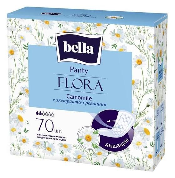 Прокладки женские гигиенические ежедневные Bella Panty Flora Camomile с экстрактом ромашки п
Прокладки женские гигиенические ежедневные Bella Panty Flora Camomile с экстрактом ромашки п