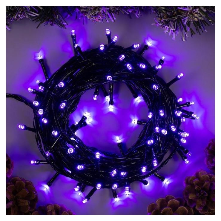 Гирлянда "Нить" 10 м, Ip20, тёмная нить, 100 Led, свечение фиолетовое, 8 режимов, 220 В
Гирлянда "Нить" 10 м, Ip20, тёмная нить, 100 Led, свечение фиолетовое, 8 режимов, 220 В