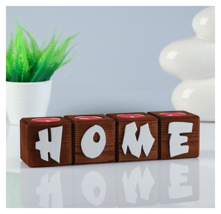 Подсвечник для интерьера 4 шт с надписью Home, цвет: "Мокко", аромат: вишня, Коричневый
Подсвечник для интерьера 4 шт с надписью Home, цвет: "Мокко", аромат: вишня, Коричневый