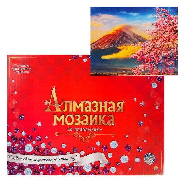 Алмазная мозаика 30х40см, C подрамником, с полным заполнением, 30 цветов «Цветущая сакура у горы»
Алмазная мозаика 30х40см, C подрамником, с полным заполнением, 30 цветов «Цветущая сакура у горы»