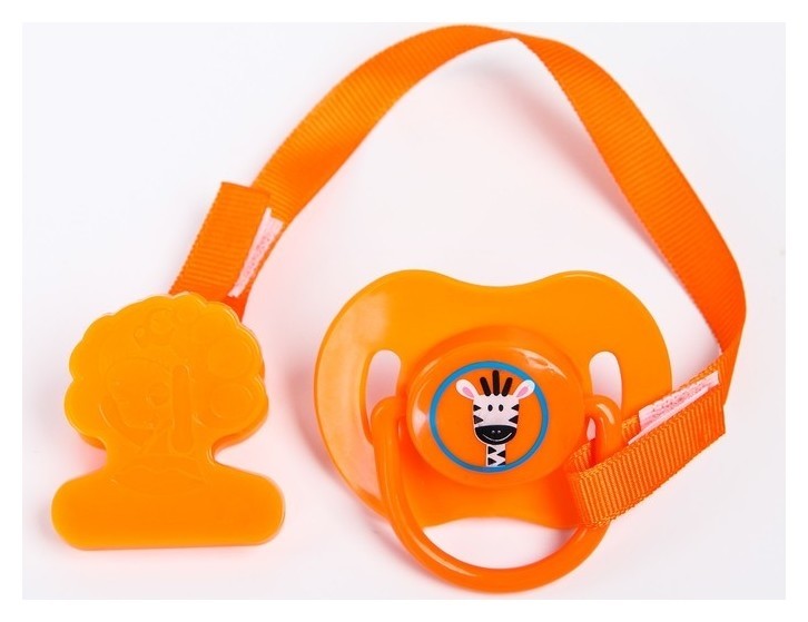 Пустышка силиконовая ортодонтическая с держателем и колпачком, от 0 мес., цвет оранжевый
Пустышка силиконовая ортодонтическая с держателем и колпачком, от 0 мес., цвет оранжевый