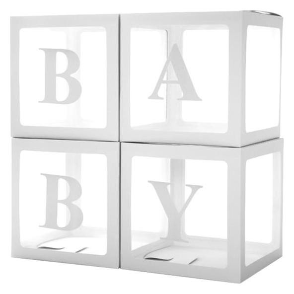 Набор коробок для воздушных шаров Baby, белый, 30*30*30 см, в упаковке 4 шт. 617655
Набор коробок для воздушных шаров Baby, белый, 30*30*30 см, в упаковке 4 шт. 617655
