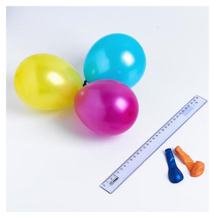 Шар латексный 5", металл, набор 100 шт., Микс
Шар латексный 5", металл, набор 100 шт., Микс