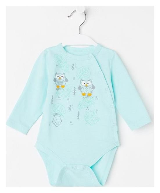 Боди детское, цвет мятный, рост 80 см, Зелёный
Боди детское, цвет мятный, рост 80 см, Зелёный