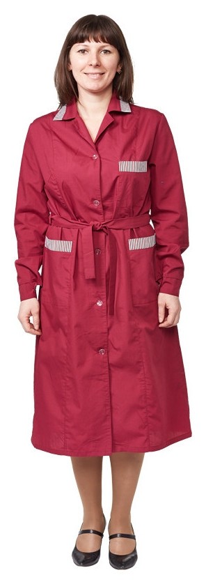 Халат для горничных и уборщиц у01-хл дл.рукав бордо(Р.) 170-176, Бордовый
Халат для горничных и уборщиц у01-хл дл.рукав бордо(Р.) 170-176, Бордовый