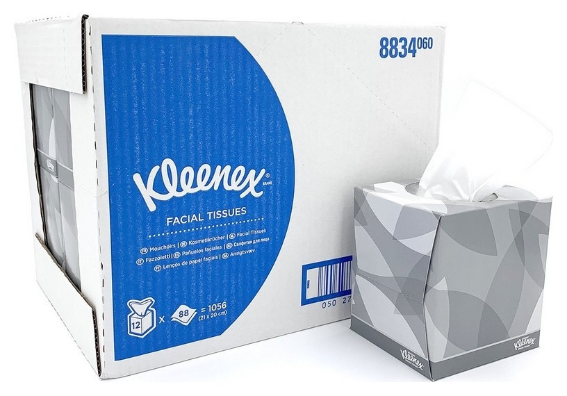 Салфетки косметические для лица в кубе KK 2сл бел 88лист/кор.12кор./уп.8834, Белый 
Салфетки косметические для лица в кубе KK 2сл бел 88лист/кор.12кор./уп.8834, Белый