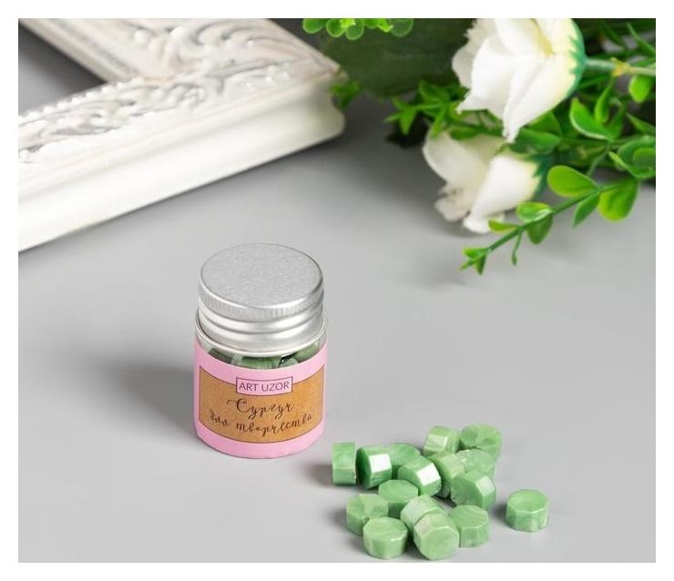 Сургуч в гранулах в баночке "Восьмигранник" зелёная мята 9 гр 4х3х3 см
Сургуч в гранулах в баночке "Восьмигранник" зелёная мята 9 гр 4х3х3 см