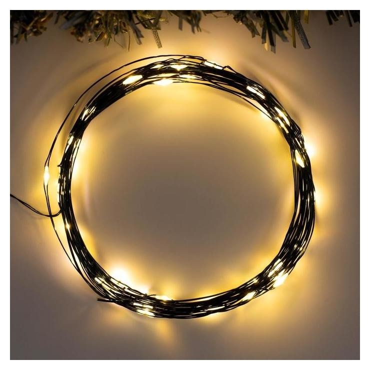 Гирлянда "Нить" 5 м роса, Ip20, зелёная нить, 50 Led, свечение тёплое белое, 2 режима, 3 х AA
Гирлянда "Нить" 5 м роса, Ip20, зелёная нить, 50 Led, свечение тёплое белое, 2 режима, 3 х AA