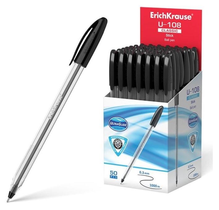 Ручка шариковая Erich Krause U-108 Classic Stick 1., Ultra Glide Technology, чер/черые 475
Ручка шариковая Erich Krause U-108 Classic Stick 1., Ultra Glide Technology, чер/черые 475