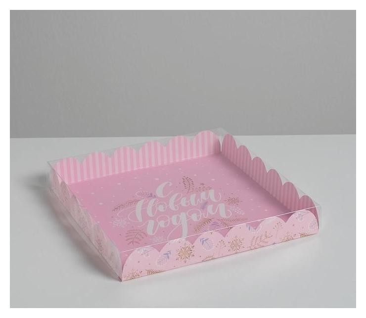 Коробка для кондитерских изделий с PVC крышкой «С новым годом», 21 × 21 × 3 см (10 шт.), Розовый
Коробка для кондитерских изделий с PVC крышкой «С новым годом», 21 × 21 × 3 см (10 шт.), Розовый