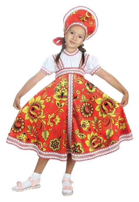 Русский народный костюм "Хохлома", платье, кокошник, цвет красный, р-р 36, рост 140 см
Русский народный костюм "Хохлома", платье, кокошник, цвет красный, р-р 36, рост 140 см