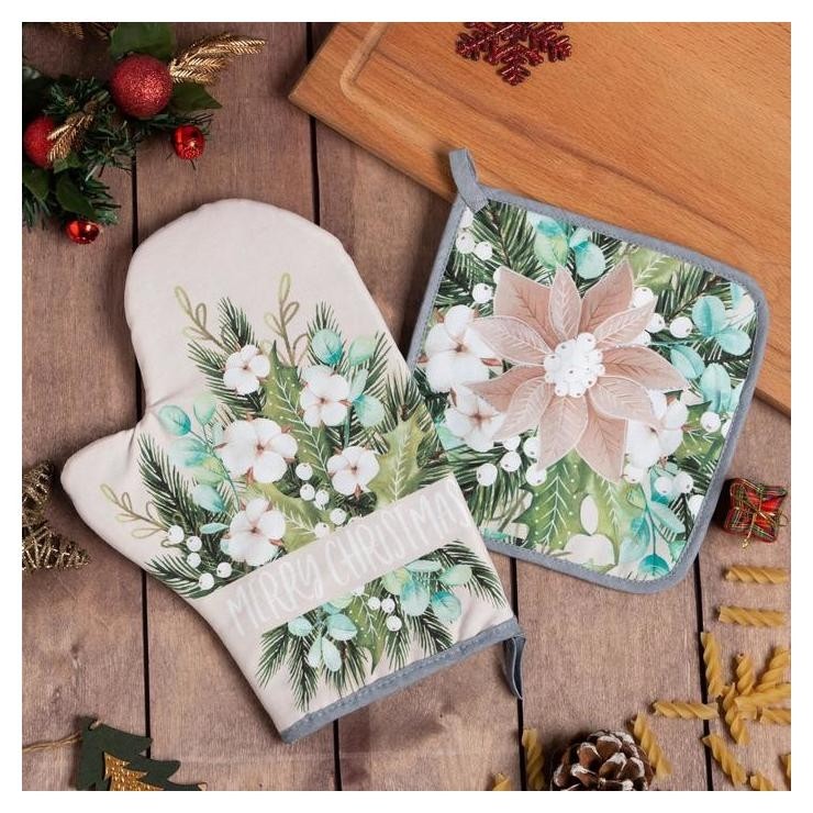 Набор кухонный Beautiful сhristmas варежка-прихватка 20х28см, прихватка 19х19см,100%хл
Набор кухонный Beautiful сhristmas варежка-прихватка 20х28см, прихватка 19х19см,100%хл
