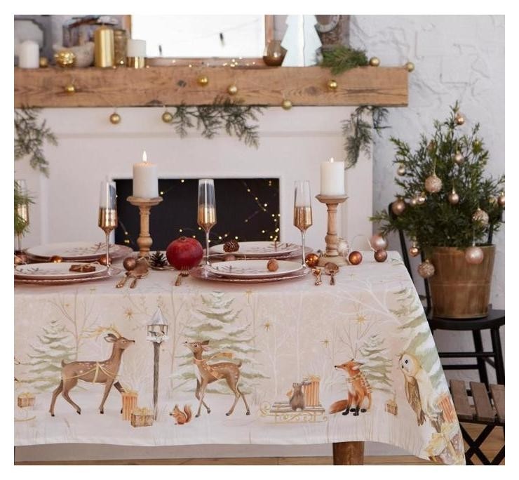 Набор столовый этель "Christmas Forest" скатерть 150*110 +/-3см с гмво, салф.40х40см - 4шт
Набор столовый этель "Christmas Forest" скатерть 150*110 +/-3см с гмво, салф.40х40см - 4шт