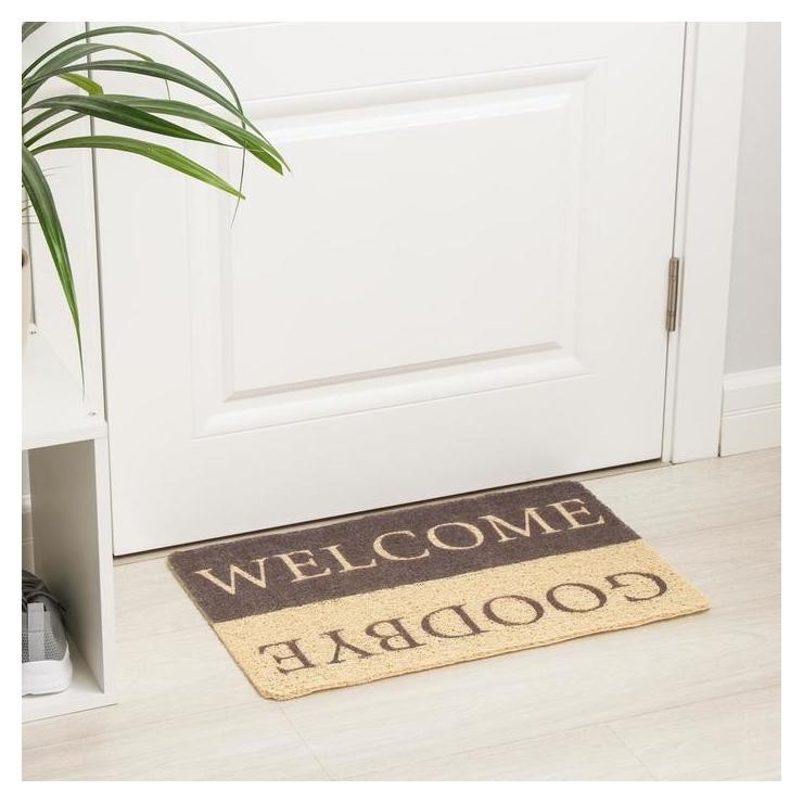 Коврик придверный доляна «Здравствуйте. досвидания», 40×60 см 
Коврик придверный доляна «Здравствуйте. досвидания», 40×60 см