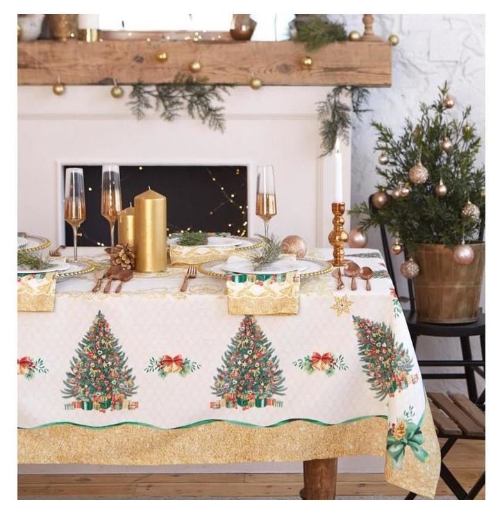 Набор столовый этель "Golden Christmas" скатерть 150*180 +/-3см с гмво, салф.40х40см - 8шт
Набор столовый этель "Golden Christmas" скатерть 150*180 +/-3см с гмво, салф.40х40см - 8шт