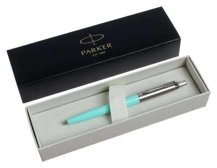 Ручка шариковая Parker Jotter Original K60 Mint 331c М, 1.0 мм, корпус из нержавеющей стали/пластик, синие чернила (R2118139)
Ручка шариковая Parker Jotter Original K60 Mint 331c М, 1.0 мм, корпус из нержавеющей стали/пластик, синие чернила (R2118139)