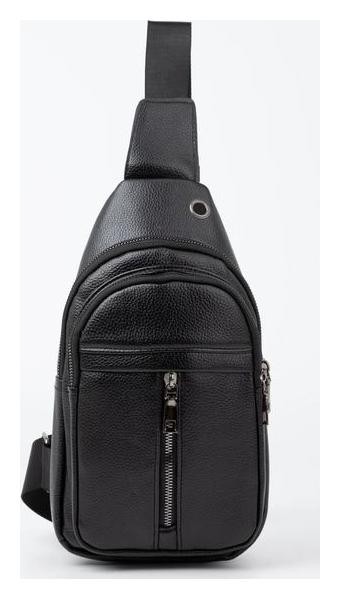 Сумка-слинг, 2 отдела на молниях, наружный карман, цвет чёрный 
Сумка-слинг, 2 отдела на молниях, наружный карман, цвет чёрный
