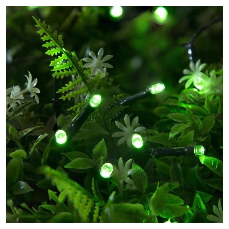 Гирлянда "Нить" 20 м, тёмная нить, 200 Led, свечение зелёное, 2 режима, солнечная батарея
Гирлянда "Нить" 20 м, тёмная нить, 200 Led, свечение зелёное, 2 режима, солнечная батарея