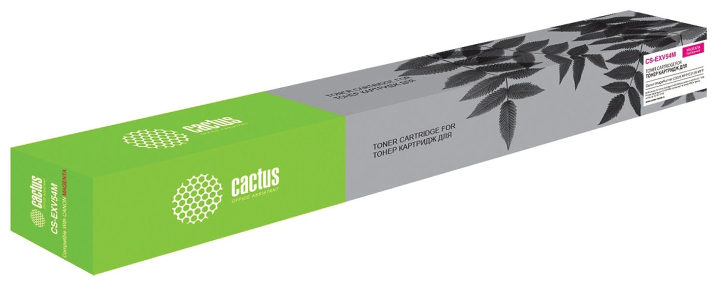 Картридж лазерный Cactus (Cs-exv54m) для Canon Imagerunner C3025/c3025i, пурпурный, ресурс 8500 страниц
Картридж лазерный Cactus (Cs-exv54m) для Canon Imagerunner C3025/c3025i, пурпурный, ресурс 8500 страниц