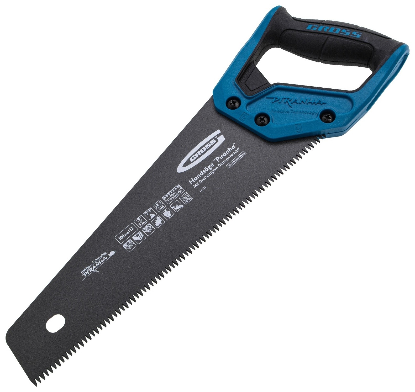 Ножовка по дереву "Piranha", 300 мм, 7 Tpi, 3d-зуб, тефлоновое покрытие полотна, двухкомпонентная рукоятка
Ножовка по дереву "Piranha", 300 мм, 7 Tpi, 3d-зуб, тефлоновое покрытие полотна, двухкомпонентная рукоятка