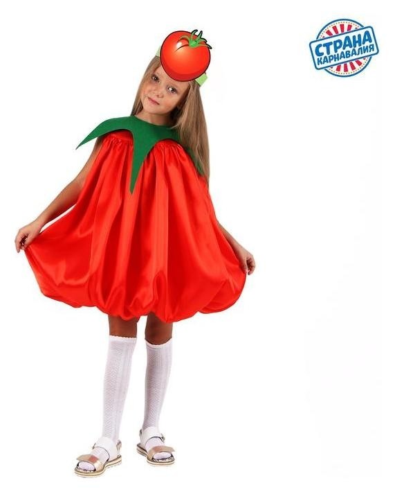 Карнавальный костюм «Помидорка», платье, маска, р. 30, рост 98-116 см
Карнавальный костюм «Помидорка», платье, маска, р. 30, рост 98-116 см