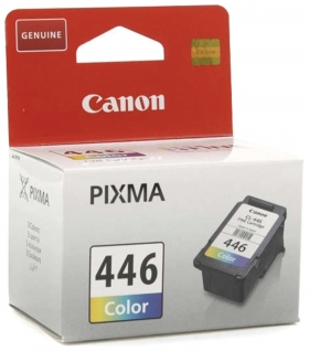 Картридж струйный CANON (CL-446) PIXMA MG2440/PIXMA MG2540, цветной, оригинальный, ресурс 180 стр.  Canon