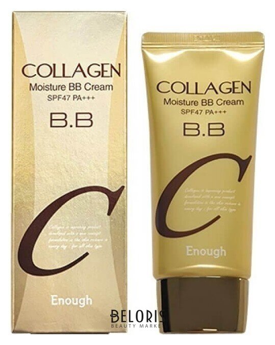 Крем BB с коллагеном Collagen Moisture BB Cream SPF47 PA+++ Enough Collagen