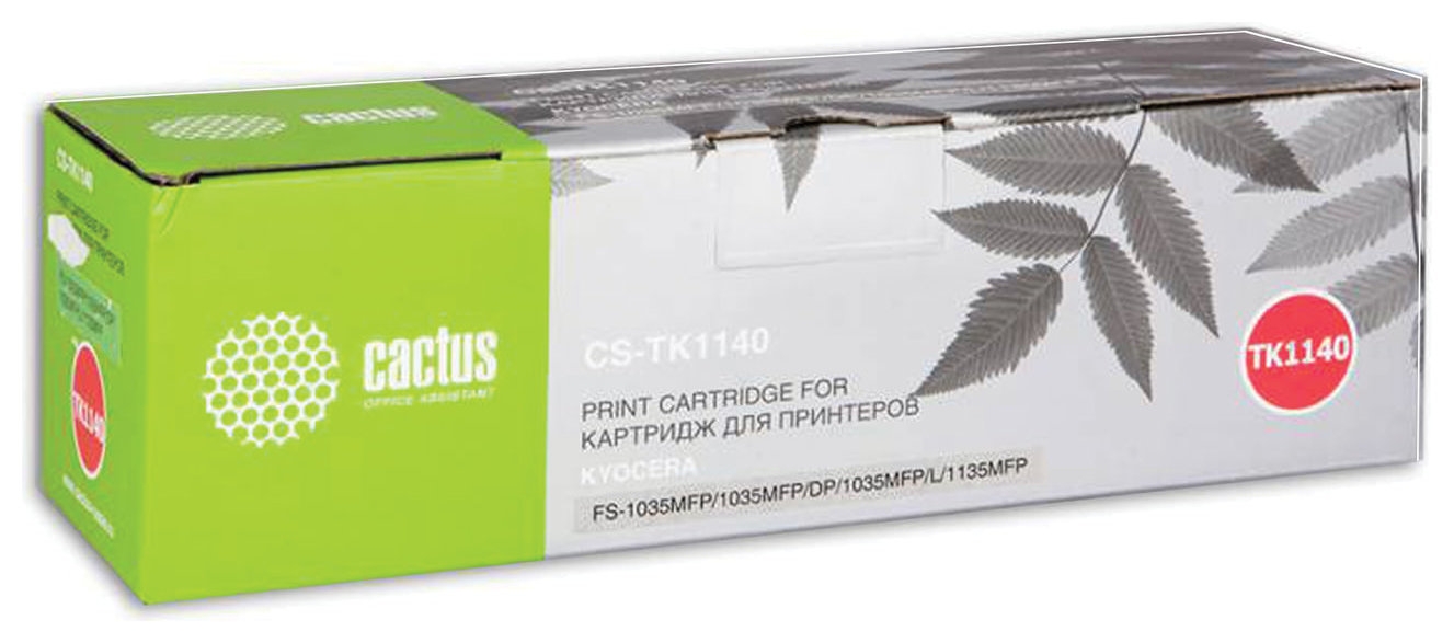 Тонер-картридж CACTUS (CS-TK1140) для KYOCERA FS1035MFP/DP//1135MFP/M2035DN, ресурс 7200 стр.
