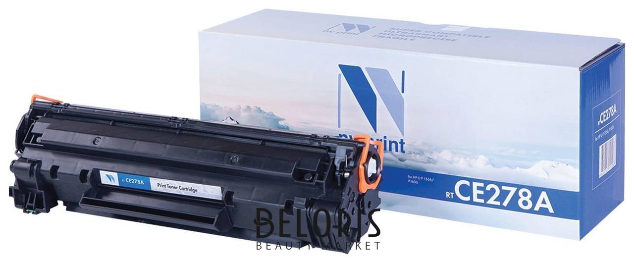 Картридж лазерный Nv Print (Nv-ce278a) для Hp Laserjet P1566/1606dn, ресурс 2100 стр. Nv print