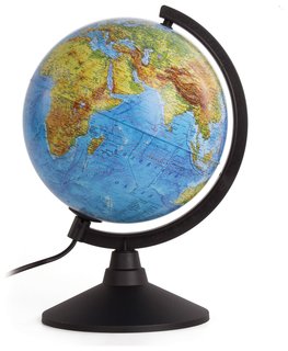 Глобус физико-политический с подсветкой Классик, диаметр 21 см Globen
