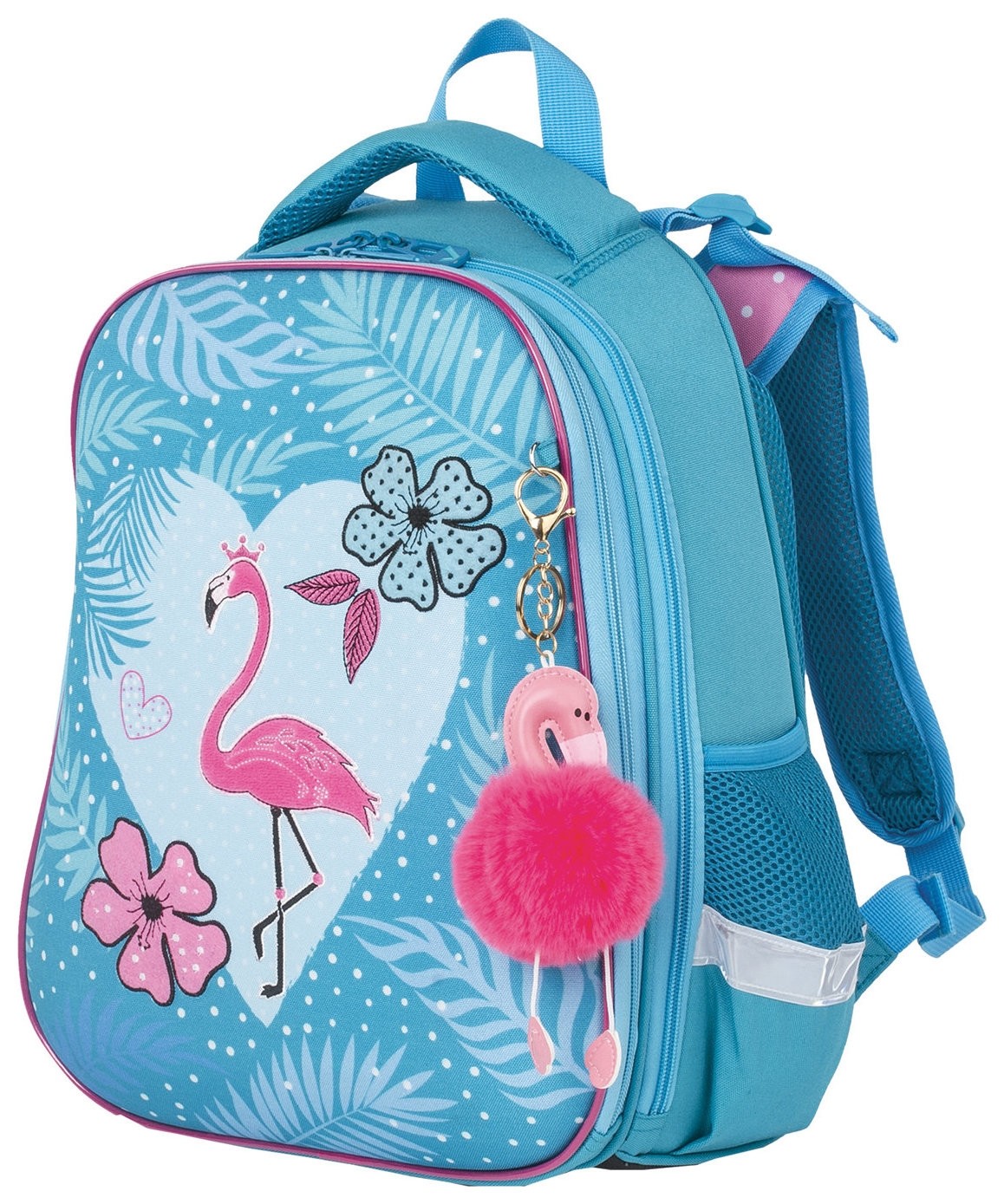 

Ранец с брелком Flamingo, Бирюзовый