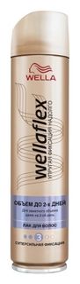 Лак для волос "Объем до 2 дней" сильной фиксации Wellaflex Wella Professional