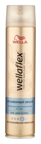 Лак для волос "Мгновенный объем" экстрасильной фиксации Wellaflex Wella Professional