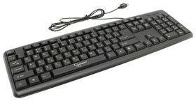Клавиатура проводная GEMBIRD KB-8320U-BL, USB, 104 клавиши, черная Gembird