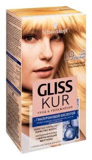 Стойкий осветлитель для волос "Уход и увлажнение" Gliss Kur