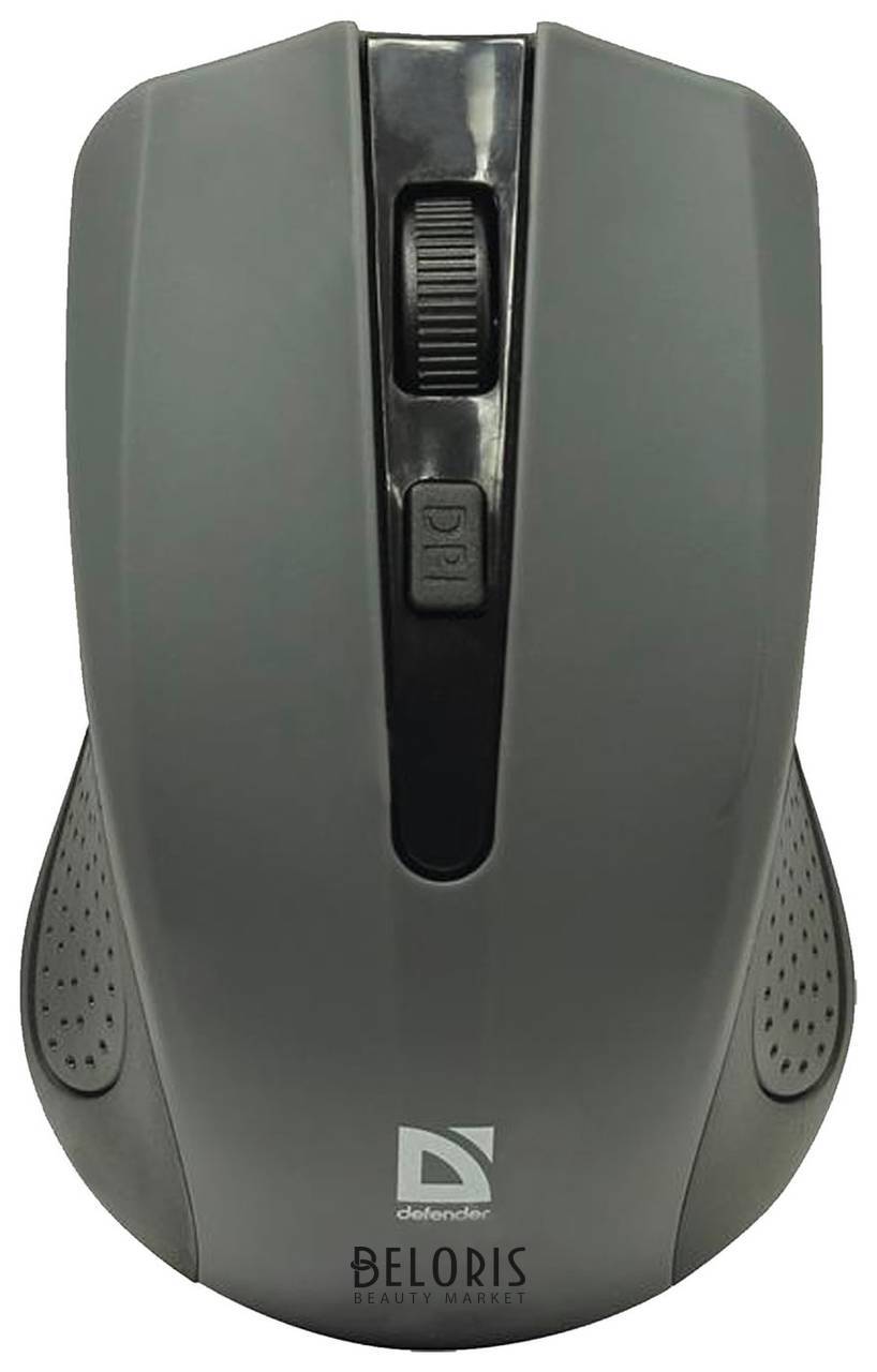 Мышь беспроводная DEFENDER Accura MM-935, 3 кнопки + 1 колесо-кнопка, оптическая, серая  Defender