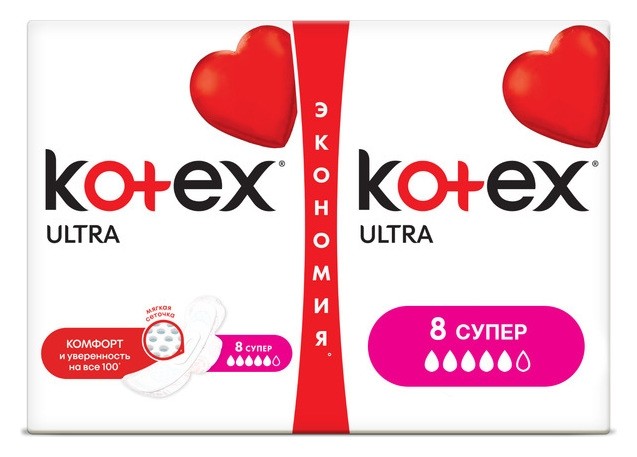 16 шт  Kotex