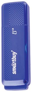 Флэш-диск 8 GB, SMARTBUY Dock, USB 2.0, синий  Smartbuy