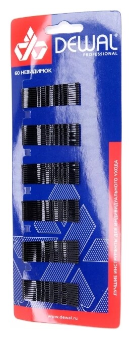 Невидимки волна 50 мм 60 шт на блистере  Dewal