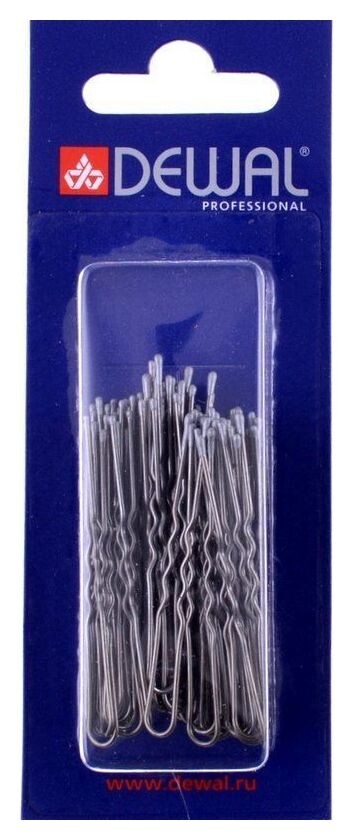 Шпильки тонкие волна 45 мм 60 шт  Dewal